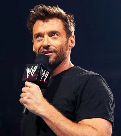 Hugh Jackman appears on WWE Monday Night Raw to promote Real Steel 1