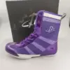 purple boxing shoes