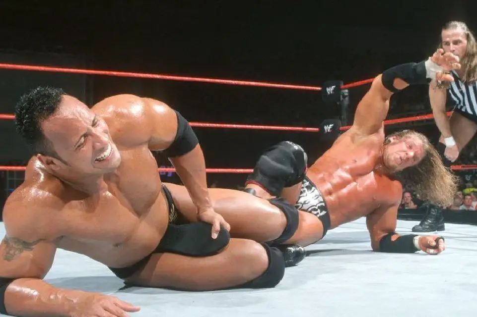 Triple H vs. The Rock