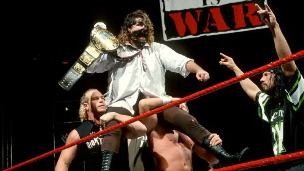 Mankind Wins His First WWE Championship