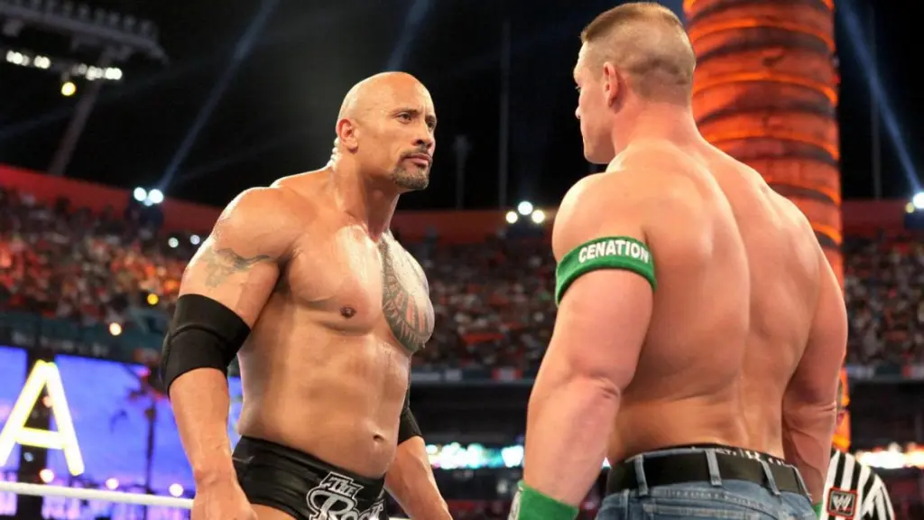 The Rock vs. John Cena